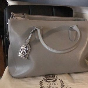 Gray Ralph Lauren Handbag
